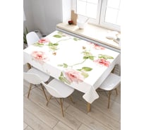 Скатерть прямоугольная из сатена JOYARTY Цветочные ветви tc_30529_120x145