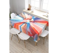 Скатерть прямоугольная из сатена JOYARTY Цветок-хамелеон tc_2765_120x145