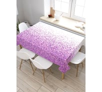 Скатерть прямоугольная из сатена JOYARTY Цветное рассеивание tc_22134_120x145