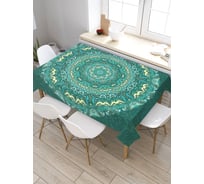 Скатерть прямоугольная из сатена JOYARTY Цветочное заклинание tc_21201_120x145