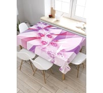 Скатерть прямоугольная из сатена JOYARTY Цветочный мост tc_21574_120x145
