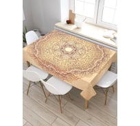 Скатерть прямоугольная из сатена JOYARTY Цветочные сложности tc_21188_120x145