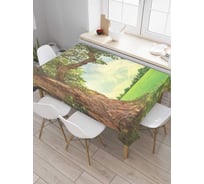 Скатерть прямоугольная из сатена JOYARTY Фруктовое дерево tc_21166_120x145