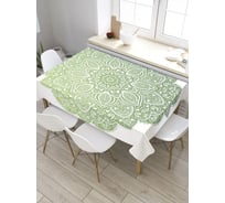 Скатерть прямоугольная из сатена JOYARTY Цветок жизни мандала tc_28852_120x145