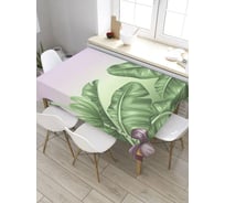 Скатерть прямоугольная из сатена JOYARTY Цветет банан tc_28812_120x145