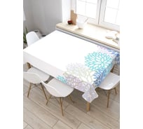 Скатерть прямоугольная из сатена JOYARTY Цветочное ограждение tc_20503_120x145
