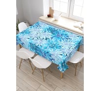 Скатерть прямоугольная из сатена JOYARTY Цветочное удивление tc_20495_120x145