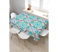 Скатерть прямоугольная из сатена JOYARTY Фигурная упорядоченность tc_20353_120x145