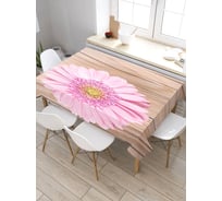 Скатерть прямоугольная из сатена JOYARTY Цветок радости tc_20368_120x145