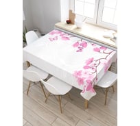 Скатерть прямоугольная из сатена JOYARTY Цветок воспоминаний tc_20323_120x145
