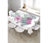 Скатерть прямоугольная из сатена JOYARTY Цветок на кактусе tc_36161_120x145