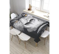 Скатерть прямоугольная из сатена JOYARTY Хмурая горилла tc_36461_120x145