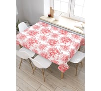Скатерть прямоугольная из сатена JOYARTY Цветки соблазна tc_29508_120x145