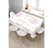 Скатерть прямоугольная из сатена JOYARTY Цветочные сферы tc_29398_120x145