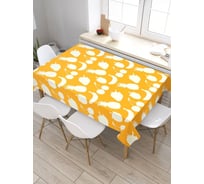 Скатерть прямоугольная из сатена JOYARTY Фруктовые облака tc_29401_120x145