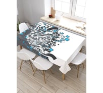 Скатерть прямоугольная из сатена JOYARTY Фанки ретро tc_29303_120x145