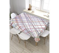 Скатерть прямоугольная из сатена JOYARTY Хаотичные линии tc_33100_120x145