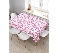 Скатерть прямоугольная из сатена JOYARTY Цветные заплатки tc_31993_120x145