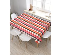 Скатерть прямоугольная из сатена JOYARTY Цветовые вибрации tc_31787_120x145