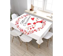 Прямоугольная скатерть из сатена JoyArty Счастливого Рождества tc_37081_120x145