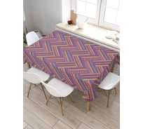 Скатерть прямоугольная из сатена JOYARTY Цветной паркет tc_32256_120x145