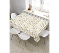 Скатерть прямоугольная из сатена JOYARTY Цветной порядок tc_31690_120x145