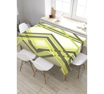 Скатерть прямоугольная из сатена JOYARTY Фрагменты ромбов tc_32079_120x145