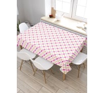 Скатерть прямоугольная из сатена JOYARTY Цветное плетение tc_31748_120x145