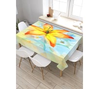 Скатерть прямоугольная из сатена JOYARTY Цветочные духи tc_31616_120x145