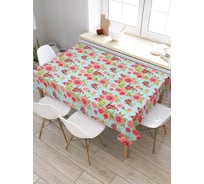 Скатерть прямоугольная из сатена JOYARTY Цветочные колючки tc_26492_120x145