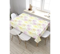 Скатерть прямоугольная из сатена JOYARTY Цветочная дорожка tc_31319_120x145
