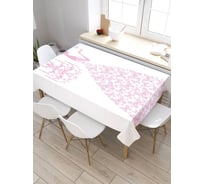 Скатерть прямоугольная из сатена JOYARTY Фея бабочек tc_23550_120x145