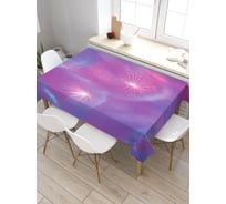 Скатерть прямоугольная из сатена JOYARTY Фиолетовая жизнь tc_30855_120x145