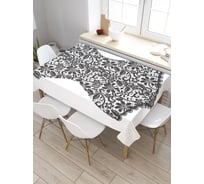 Скатерть прямоугольная из сатена JOYARTY Цветочный корсет tc_3897_120x145