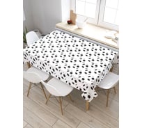 Скатерть прямоугольная из сатена JOYARTY Футбольный дождь tc_3878_120x145