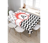 Скатерть прямоугольная из сатена JOYARTY Футбол Группа А tc_5361_120x145