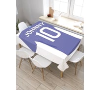 Скатерть прямоугольная из сатена JOYARTY Футболка Джонни 10 tc_5069_120x145