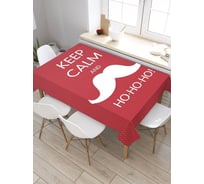 Скатерть прямоугольная из сатена JOYARTY Хо-хо-хо tc_378483_120x145