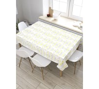 Скатерть прямоугольная из сатена JOYARTY Цветочные канделябры tc_34698_120x145