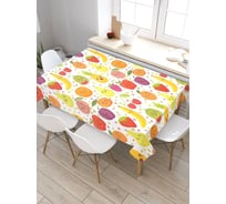 Скатерть прямоугольная из сатена JOYARTY Фруктовое настроение tc_47773_120x145