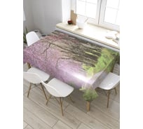 Прямоугольная скатерть из сатена JoyArty Таинственный парк tc_31277_120x145