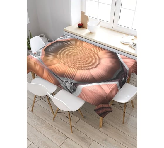 Прямоугольная скатерть из сатена JoyArty Таинственный орнамент tc_21577_120x145 1