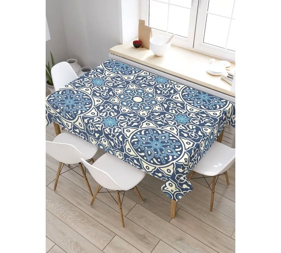 Прямоугольная скатерть из сатена JoyArty Таинство цветов tc_9495_120x145 1