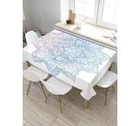 Скатерть прямоугольная из сатена JOYARTY Цветок медитации tc_35456_120x145