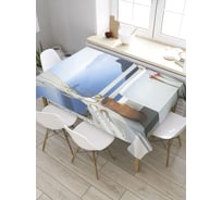 Скатерть прямоугольная из сатена JOYARTY Уютная терраса tc_34876_120x145