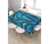 Скатерть прямоугольная из сатена JOYARTY Цветочный отпечаток tc_35053_120x145