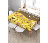 Скатерть прямоугольная из сатена JOYARTY Хаотичная абстракция tc_3421_120x145