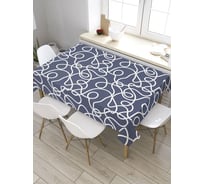 Скатерть прямоугольная из сатена JOYARTY Хаотичные нити tc_33439_120x145