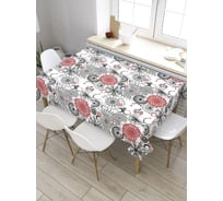 Скатерть прямоугольная из сатена JOYARTY Цветок пентаса tc_33459_120x145