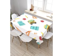Скатерть прямоугольная из сатена JOYARTY Учебные принадлежности tc_32966_120x145